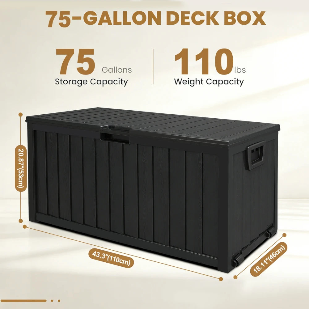 75 Gallon Waterproof Storage Box