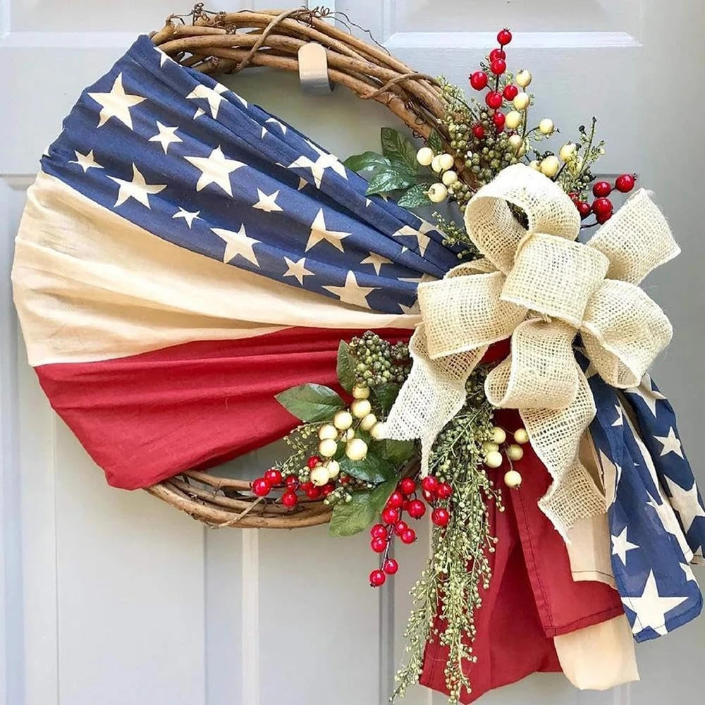 Patriotic Star Wreath