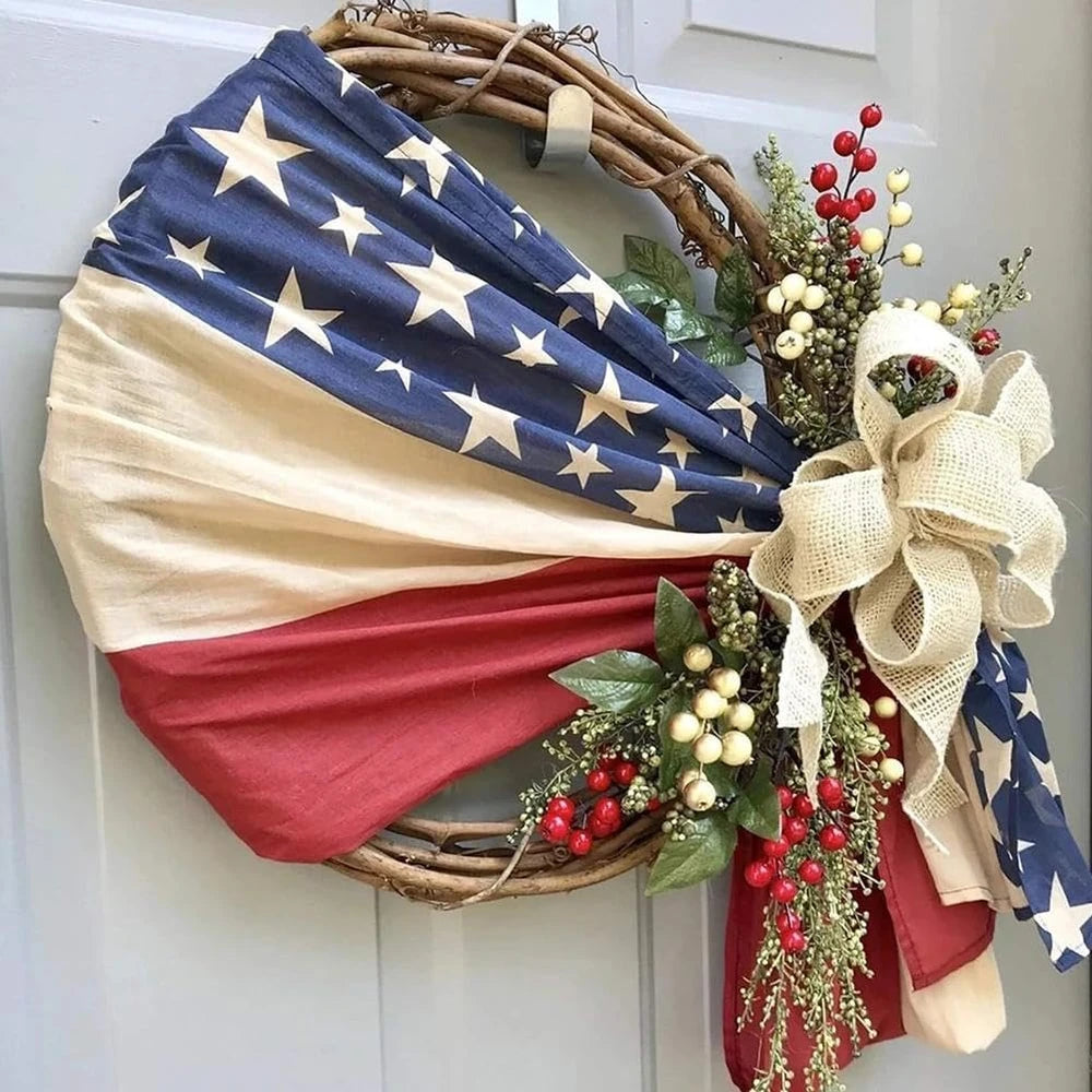 Patriotic Star Wreath
