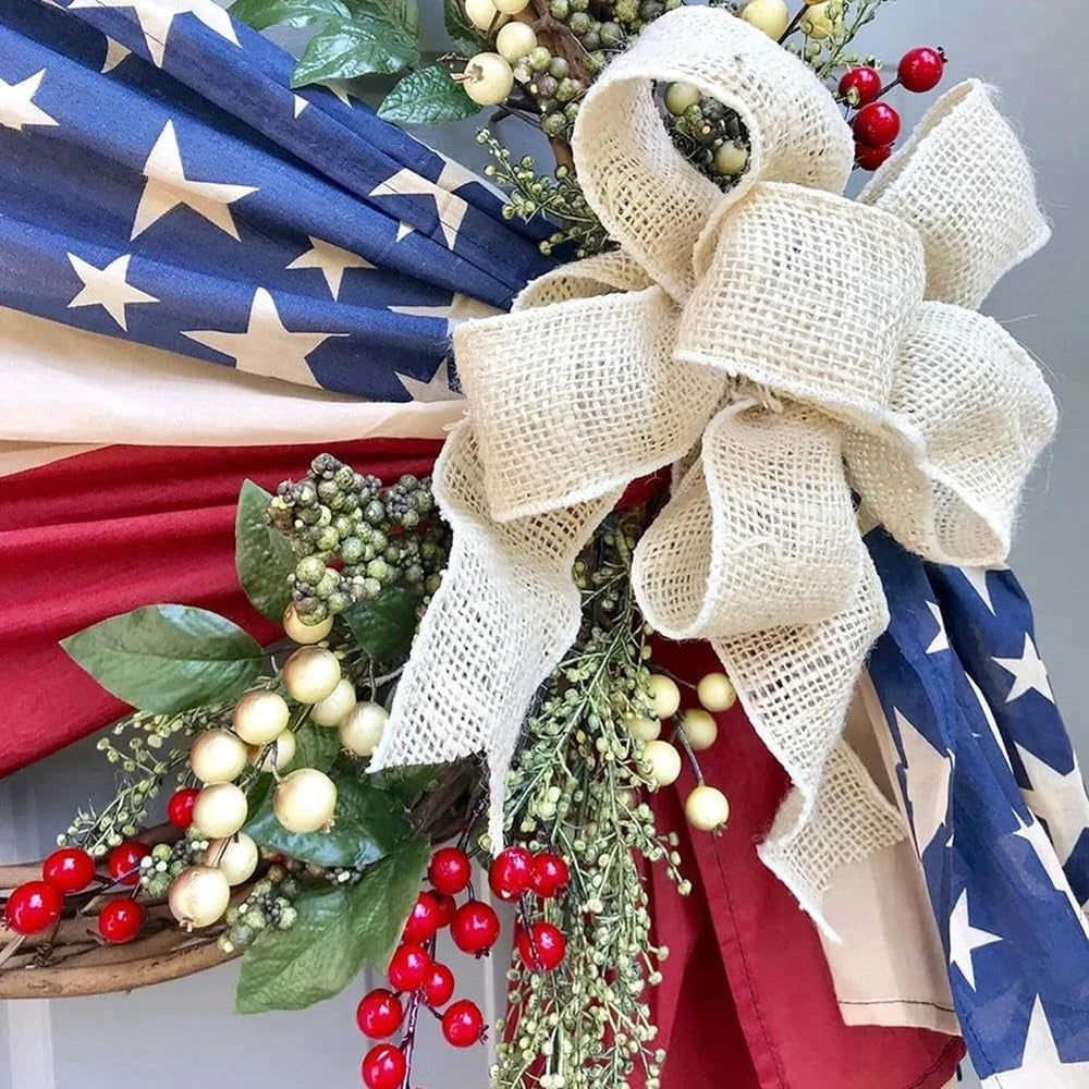 Patriotic Star Wreath