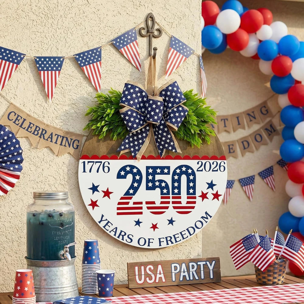 250th Anniversary Patriotic Wreath
