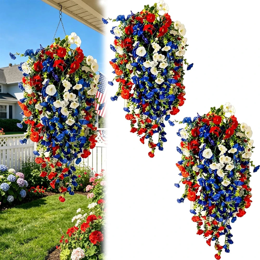 Tricolor Patriotic Flowers