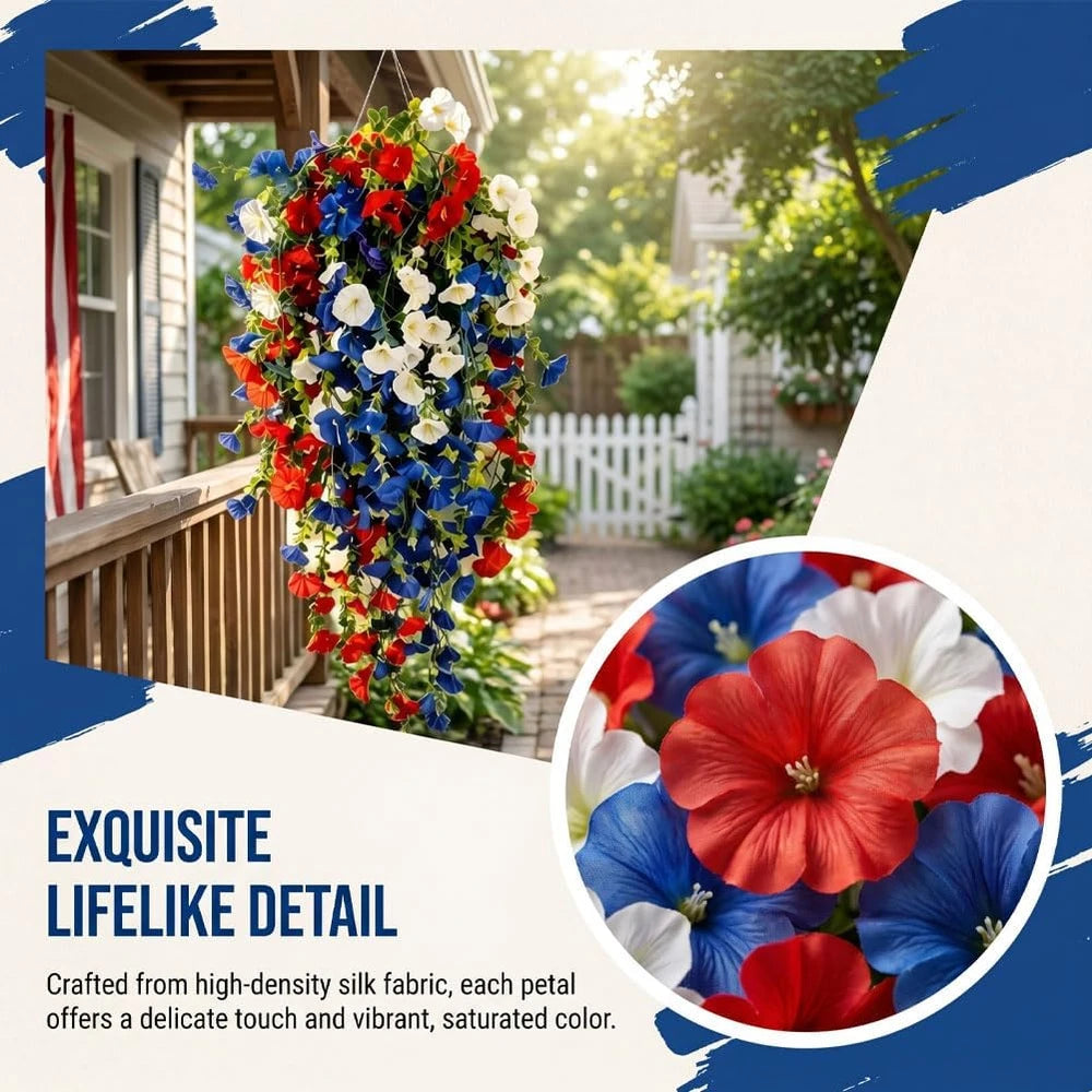 Tricolor Patriotic Flowers