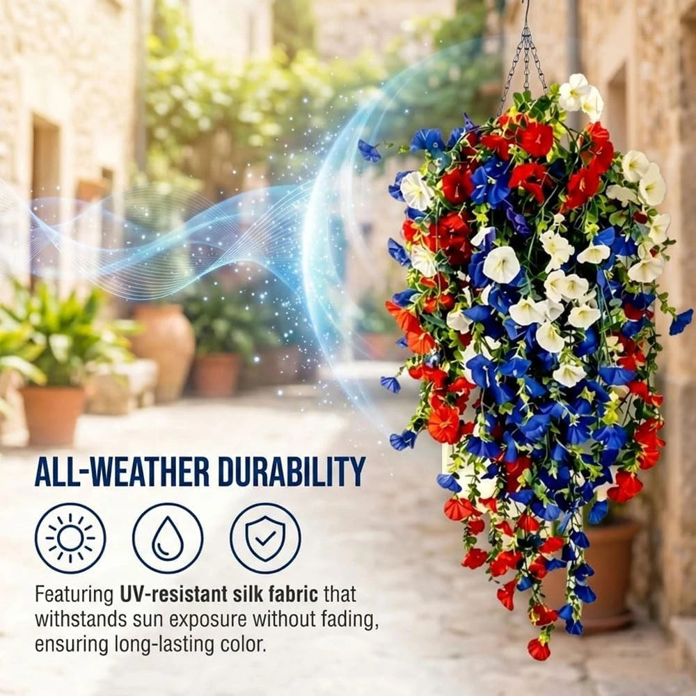 Tricolor Patriotic Flowers