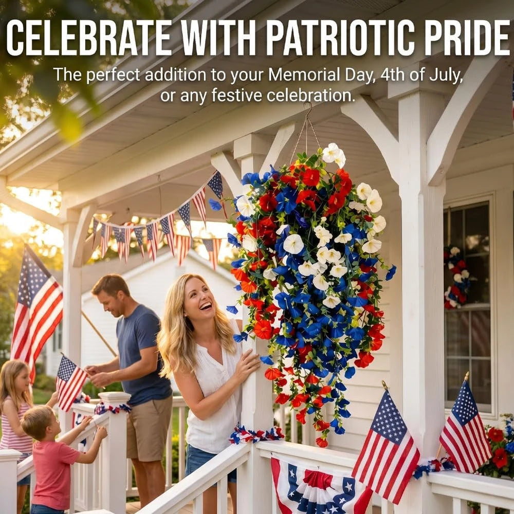 Tricolor Patriotic Flowers