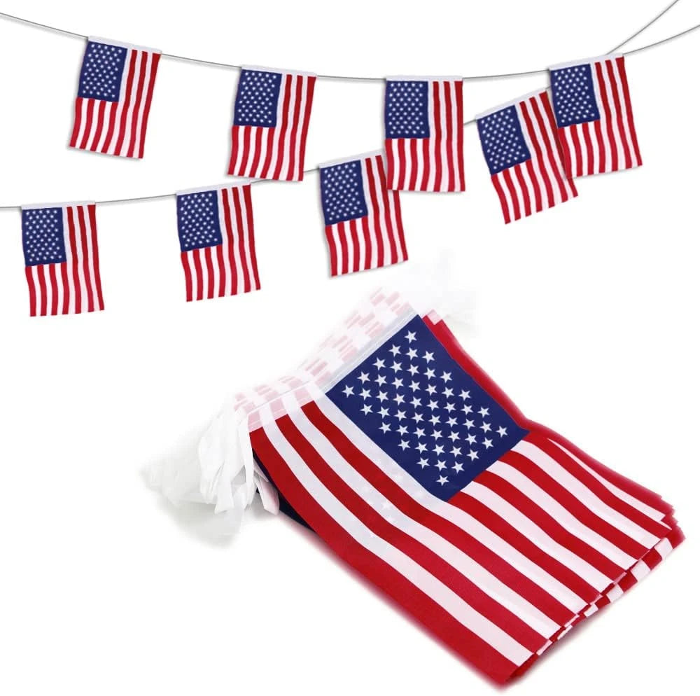 US National String Pennant Flags