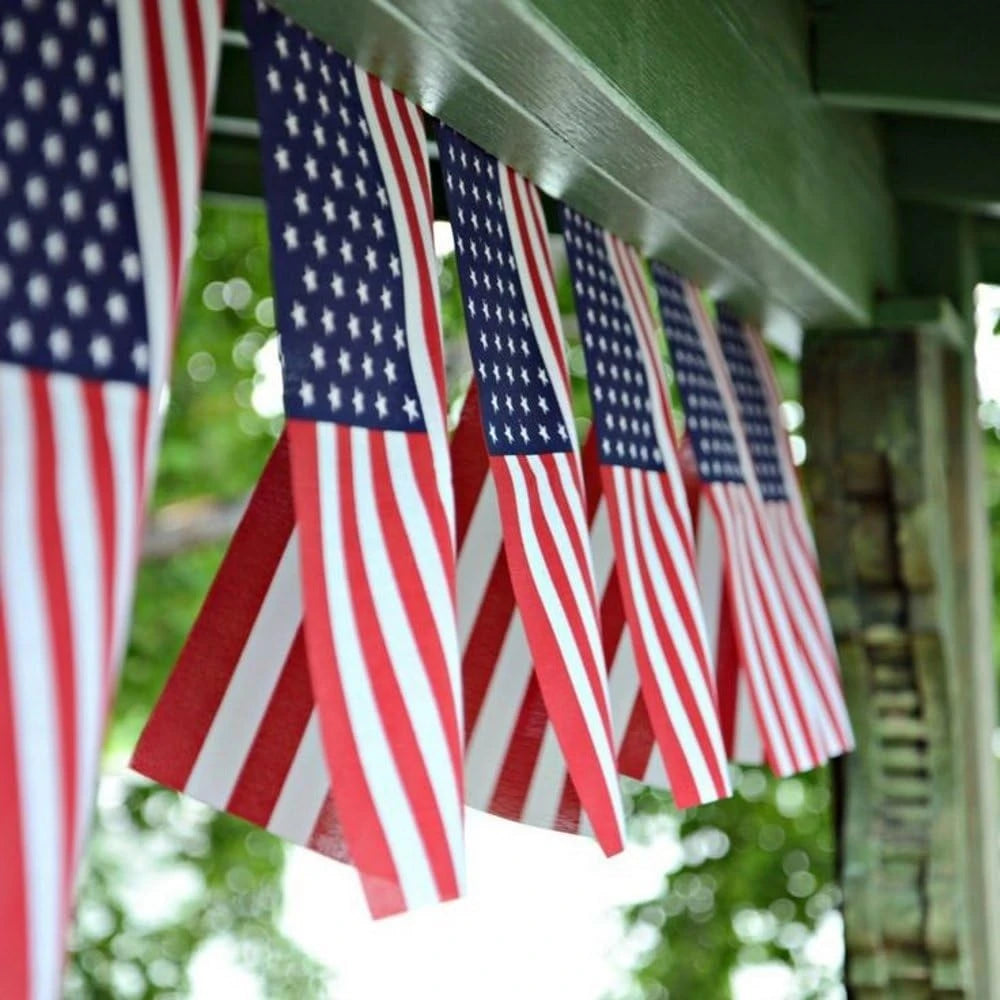 US National String Pennant Flags