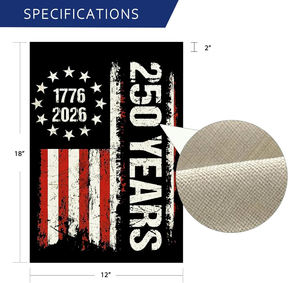 250th Anniversary Garden Flag