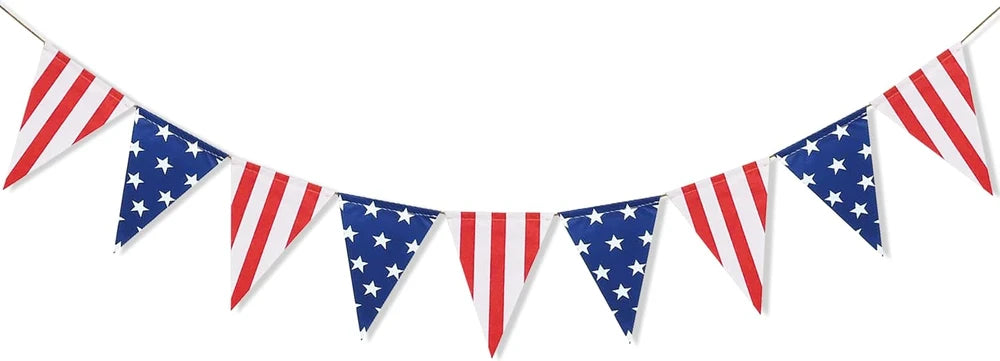 Stars and Stripes Bunting Garland