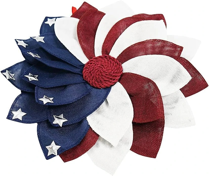 Patriotic Floral Wreath