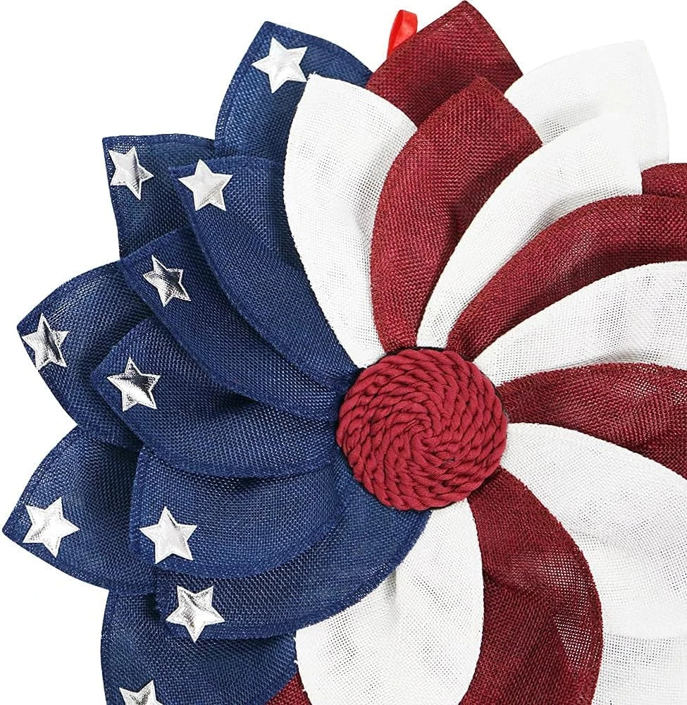 Patriotic Floral Wreath