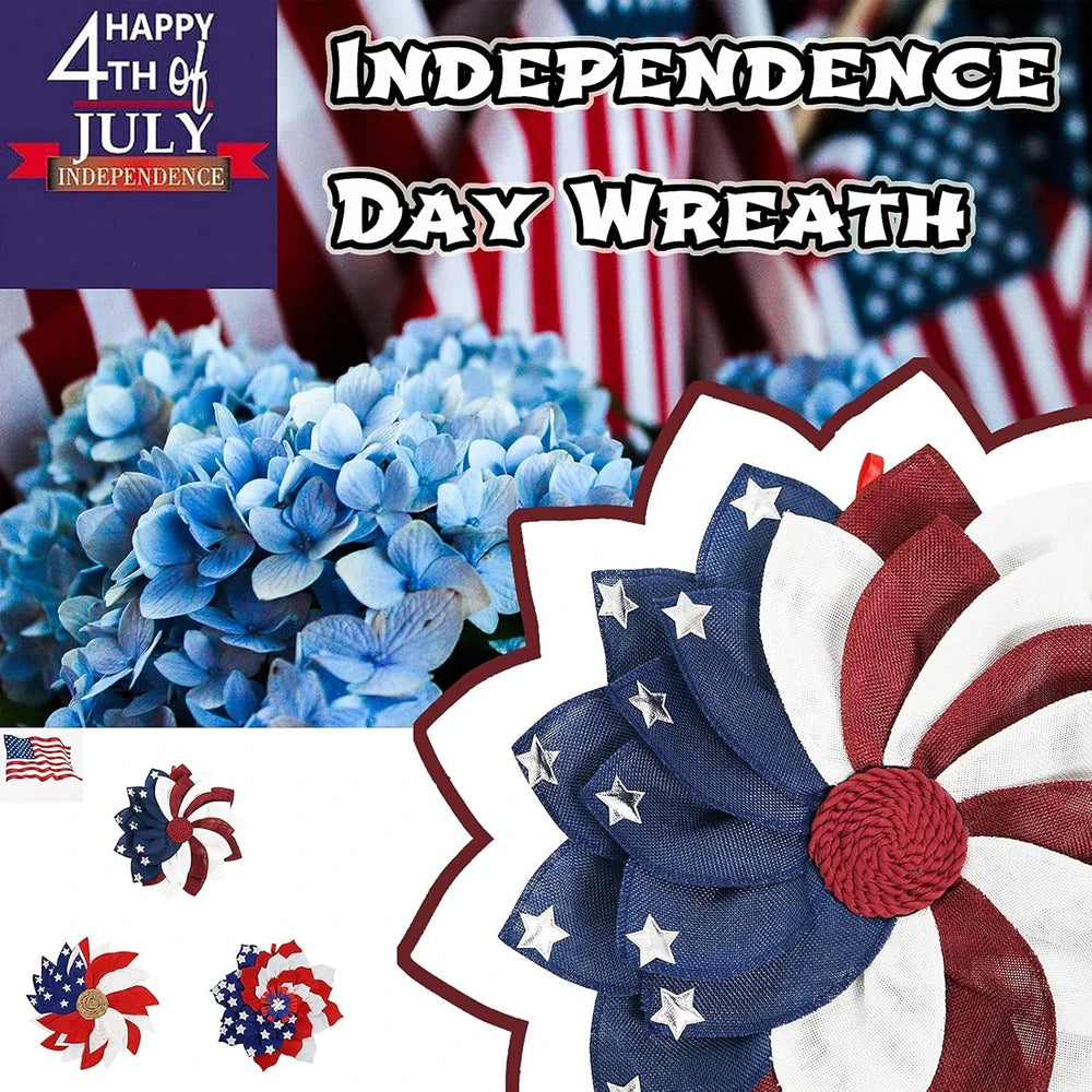 Patriotic Floral Wreath