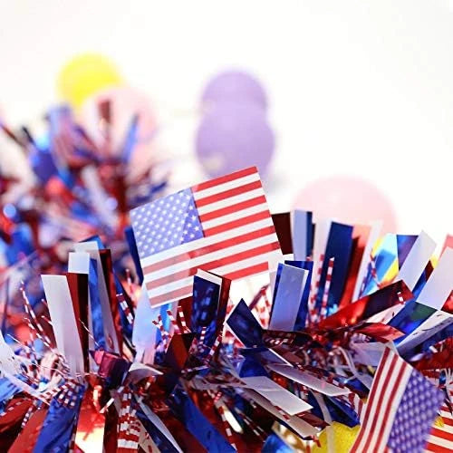Patriotic Tinsel Garland Set
