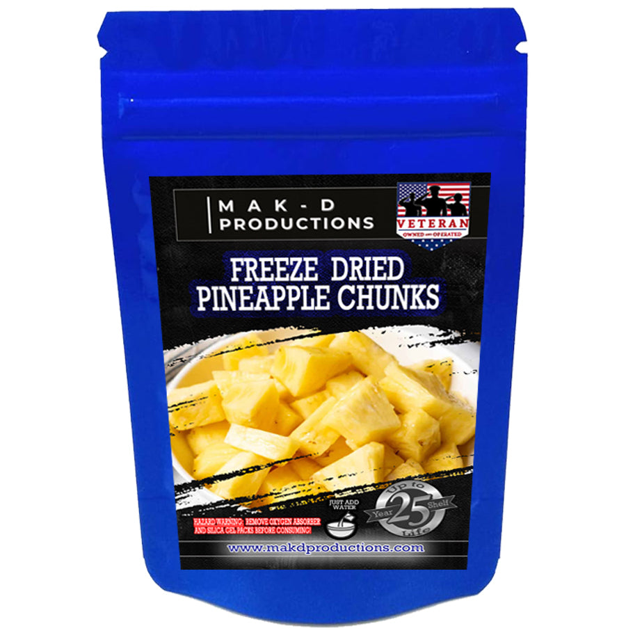 Freeze Dried Fruit - Pineapple Chunks