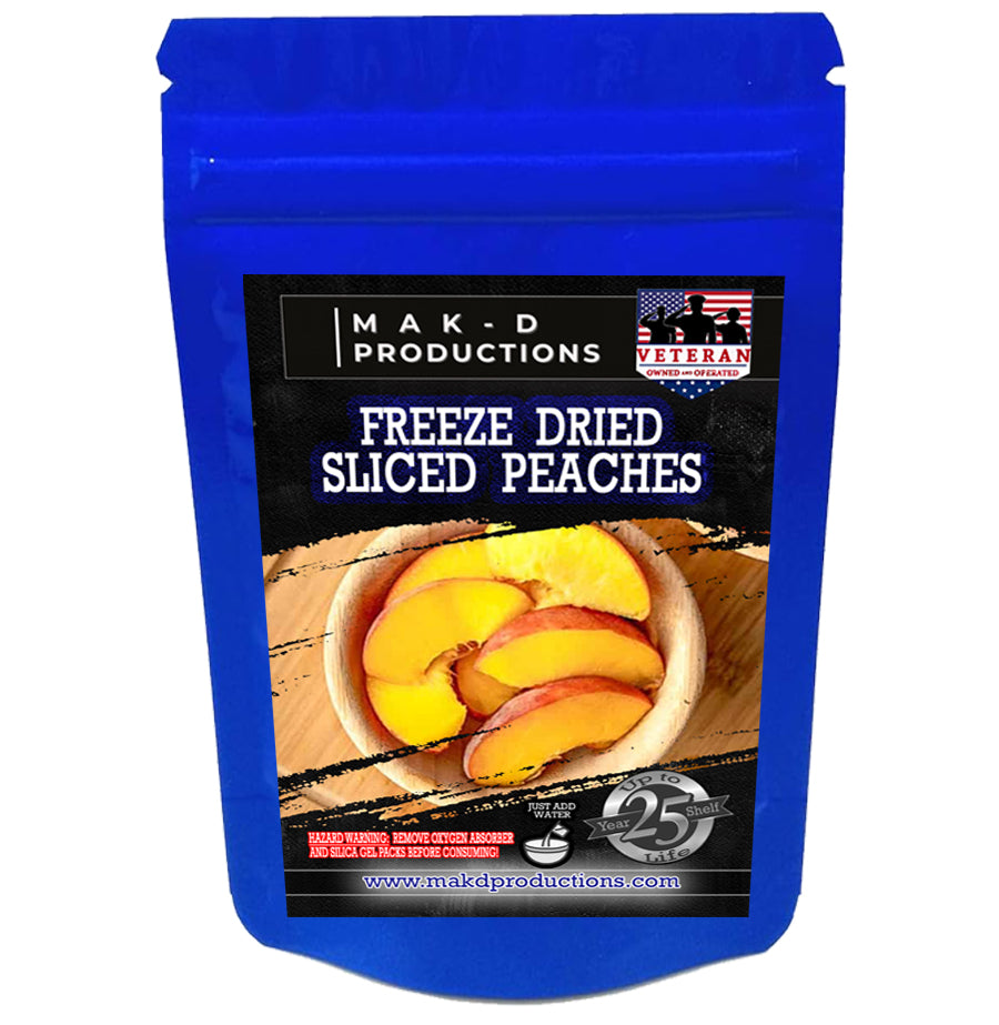 Freeze Dried Fruit - Sliced Peaches