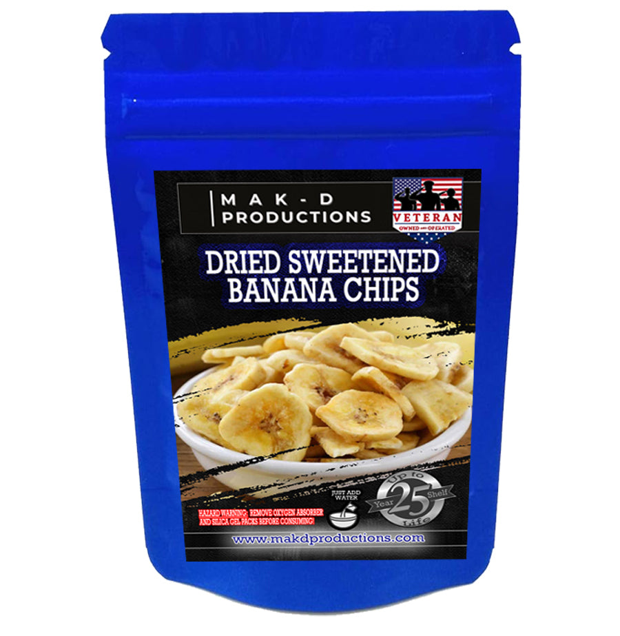Freeze Dried Fruit - Sliced Sweet Banana Chips