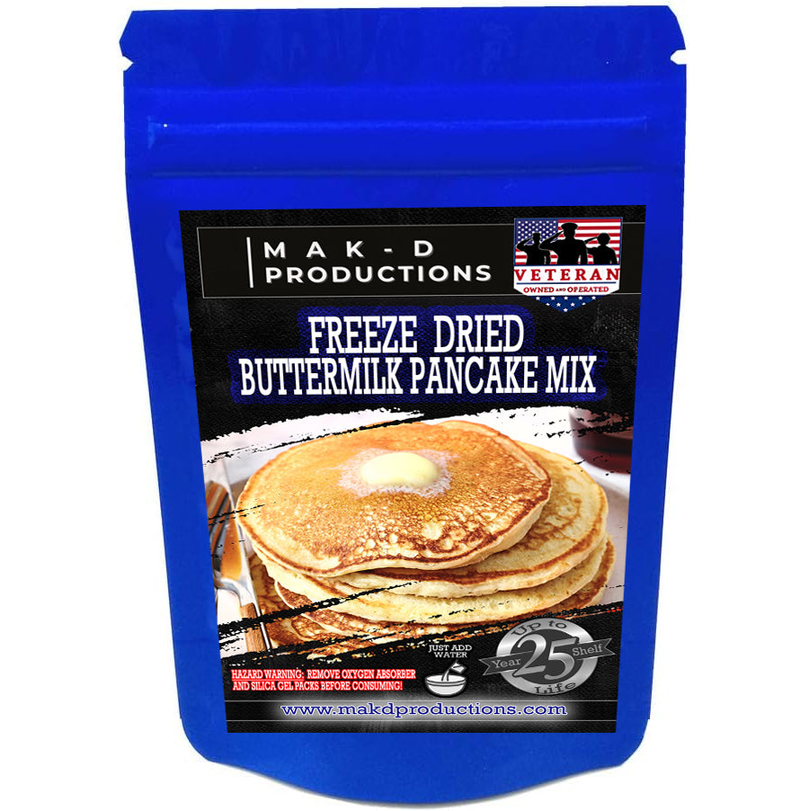 Freeze Dried Meal Pouch - . Breakfast - Buttermilk Pancake Mix
