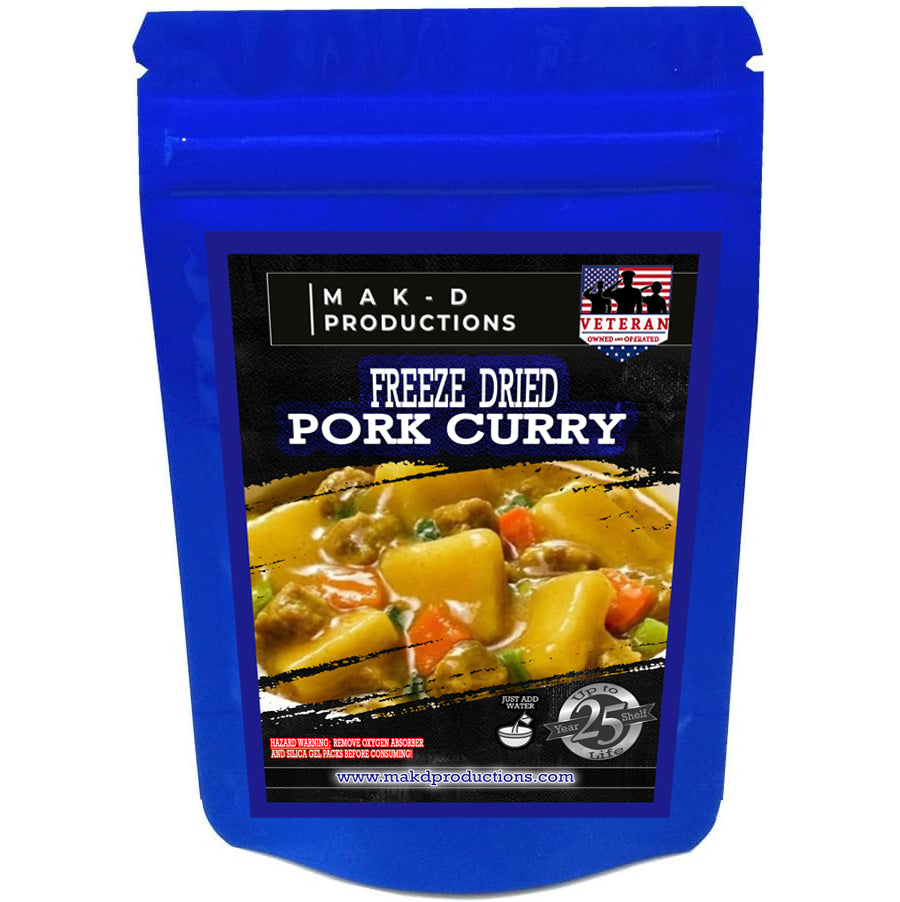 Freeze Dried Meal Pouch - Soup - Sausage - Pork Curry Soup