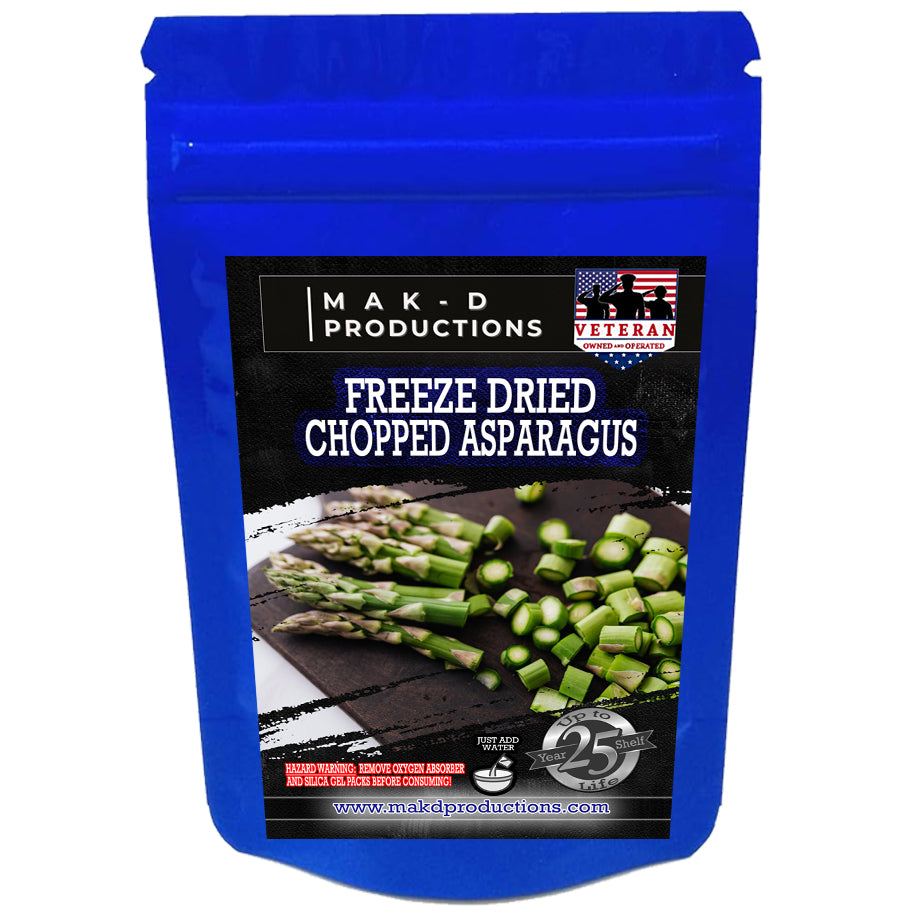 Freeze Dried Vegetables - Chopped Asparagus
