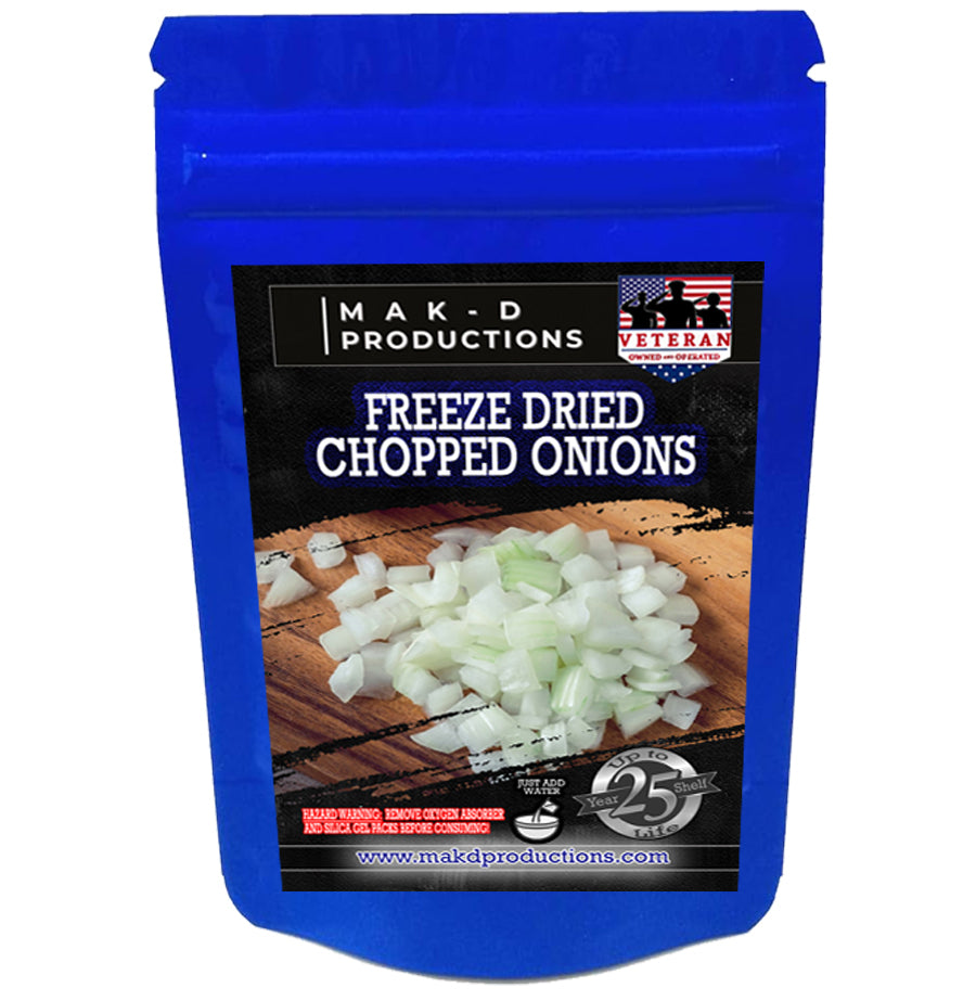 Freeze Dried Vegetables - Diced White Onions