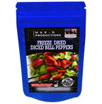 Freeze Dried Vegetables - Diced Bell Pepper Mix