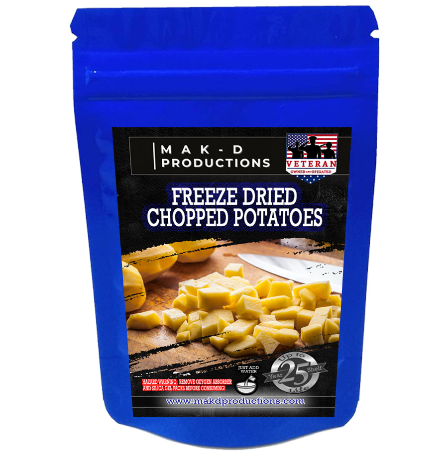 Freeze Dried Vegetables - Chopped Potatoes