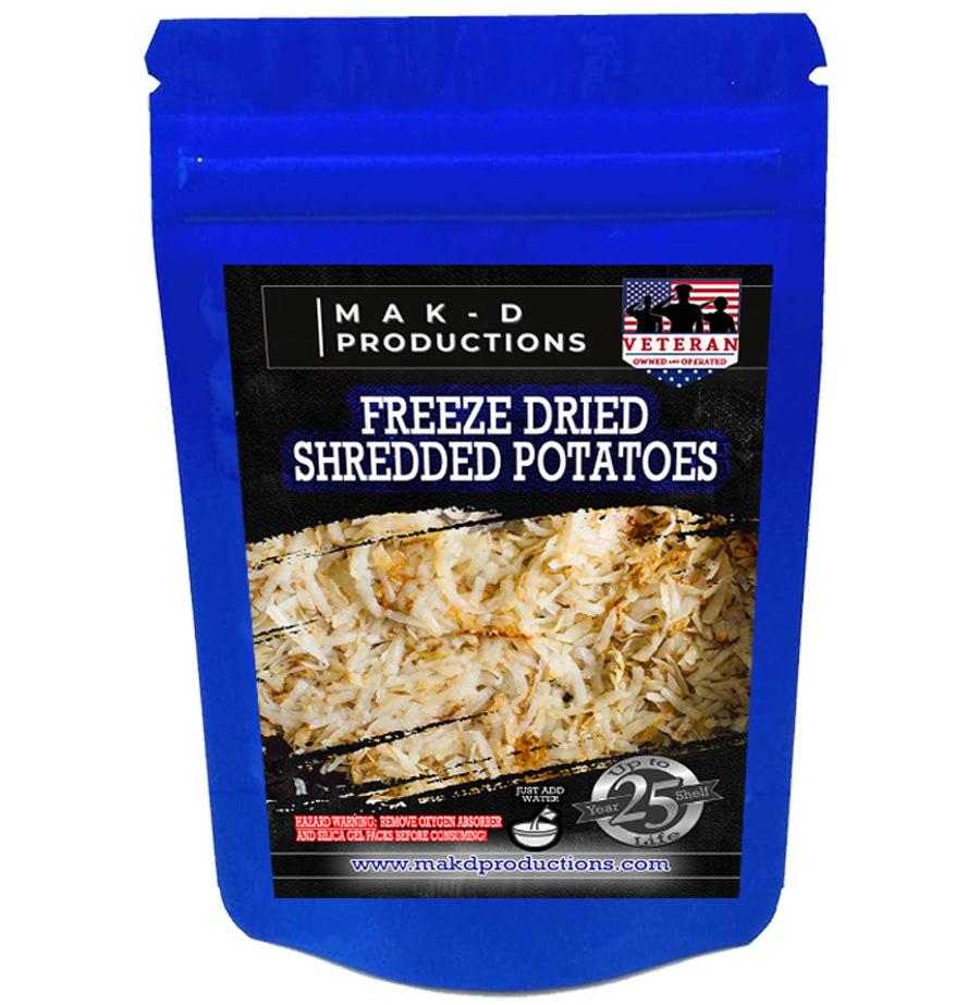 Freeze Dried Vegetables - Shredded Potatoes