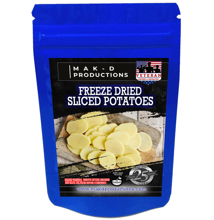 Freeze Dried Vegetables - Sliced Potatoes
