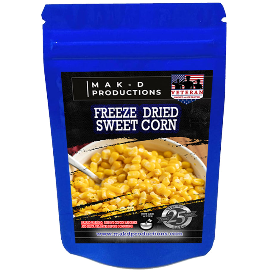 Freeze Dried Vegetables - Sweet Corn