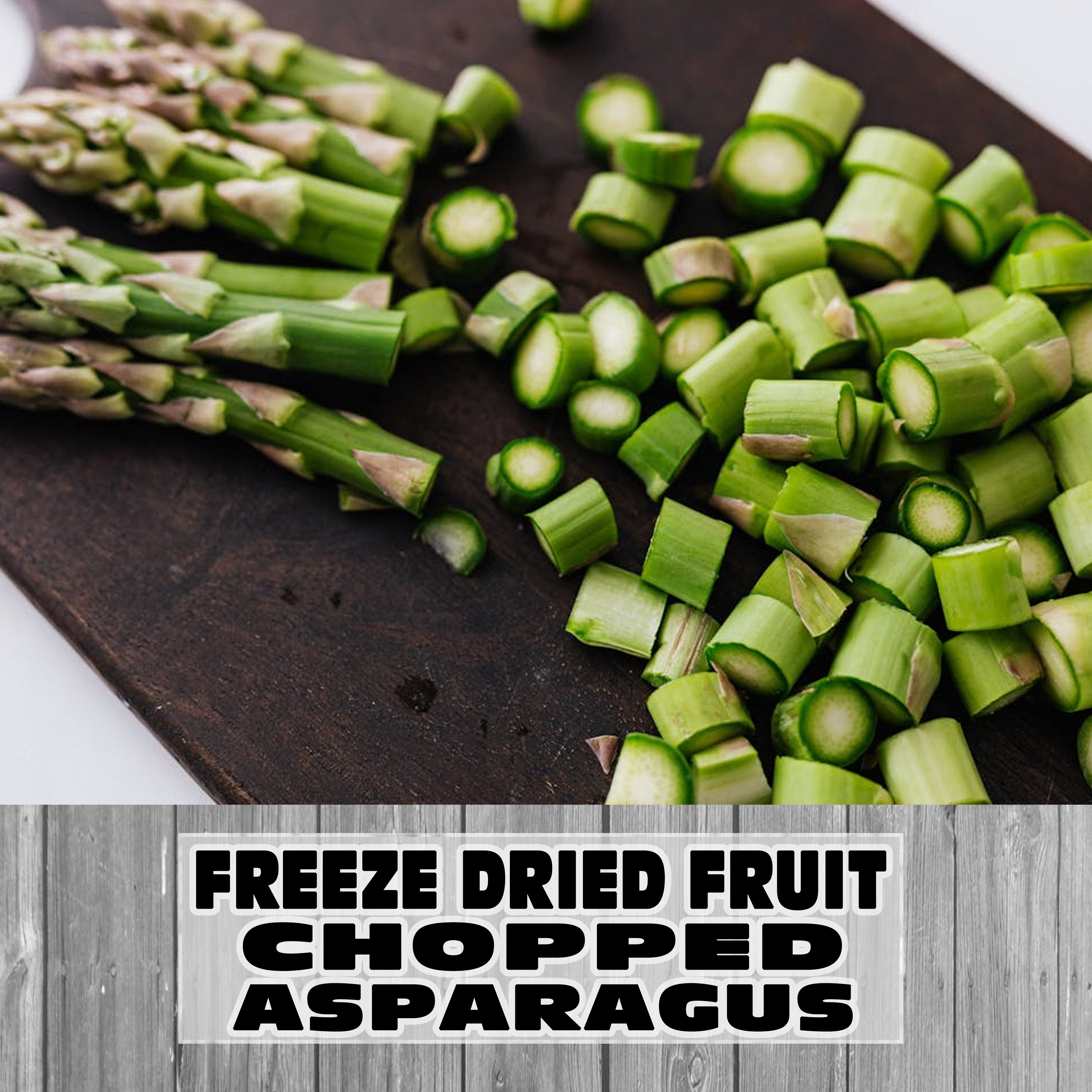 Freeze Dried Vegetables - Chopped Asparagus