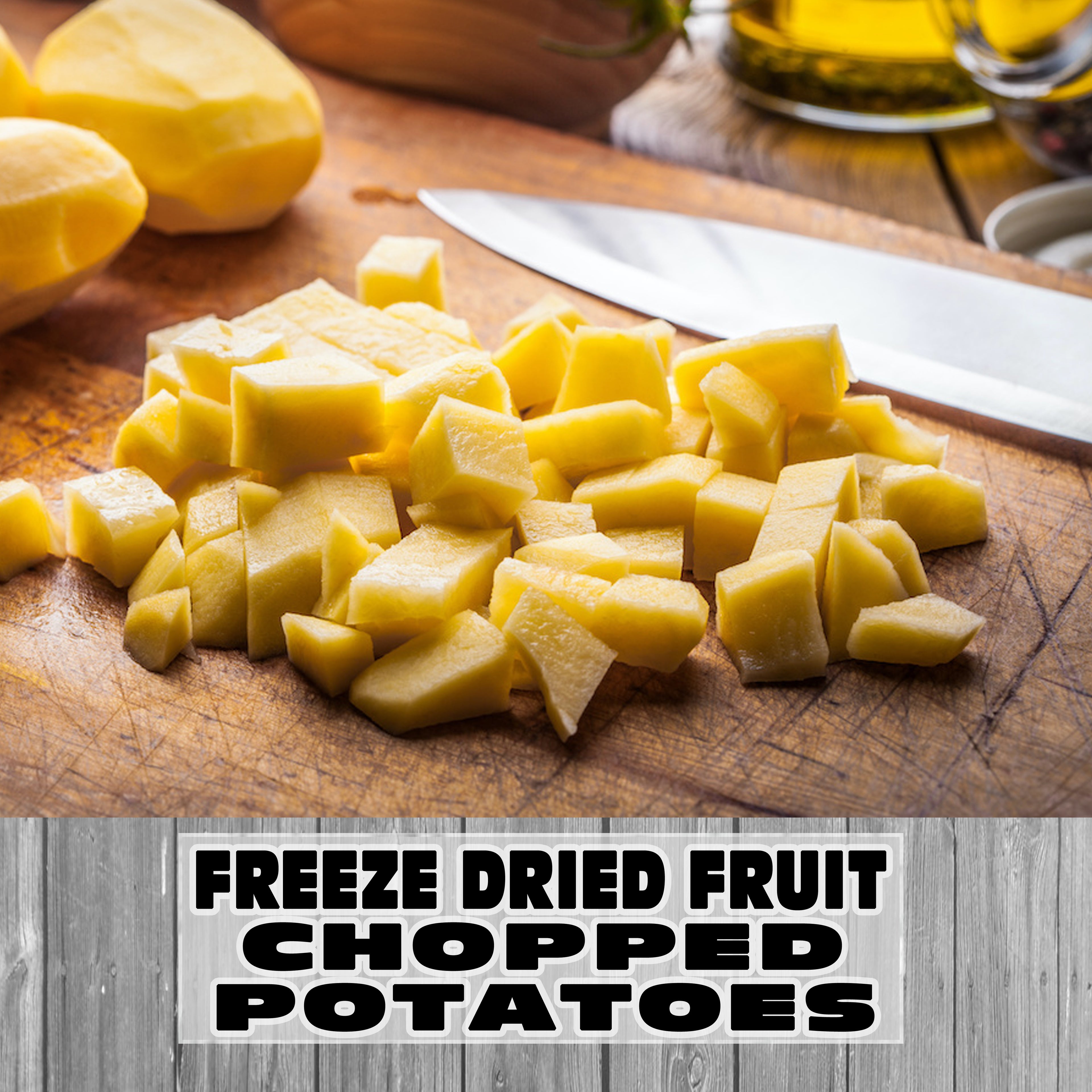 Freeze Dried Vegetables - Chopped Potatoes