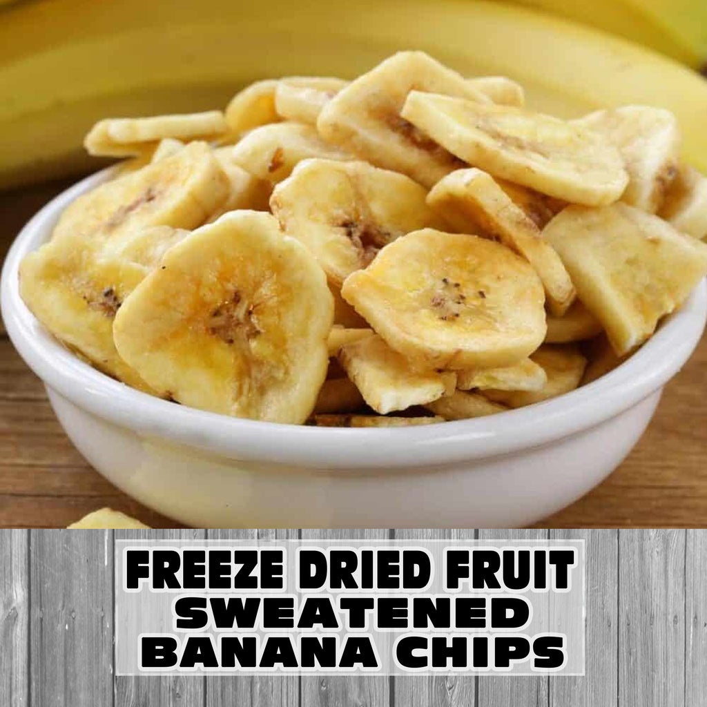 Freeze Dried Fruit - Sliced Sweet Banana Chips