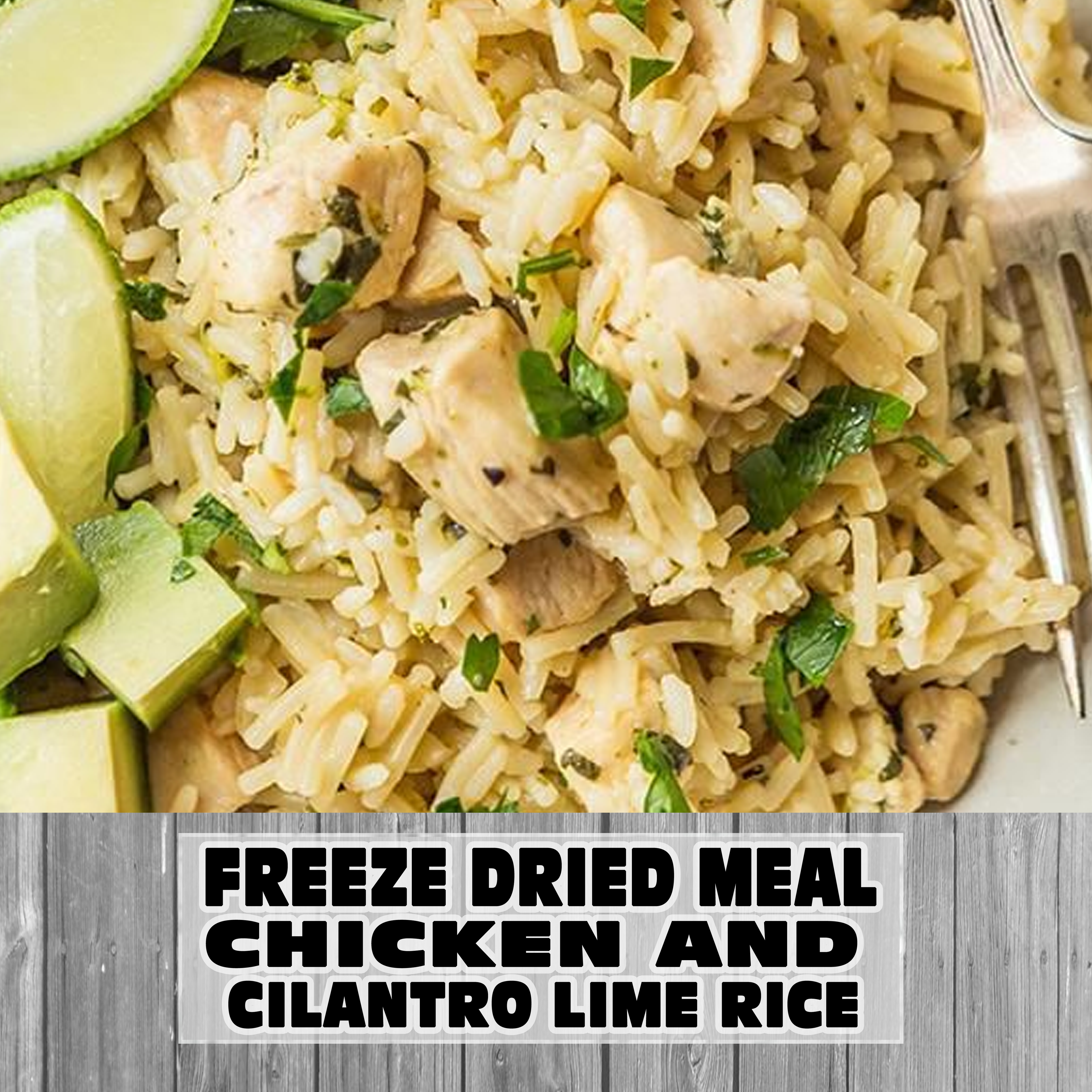 Freeze Dried Meal Pouch - Chicken - Rice - Chicken And Cilantro Lime Rice