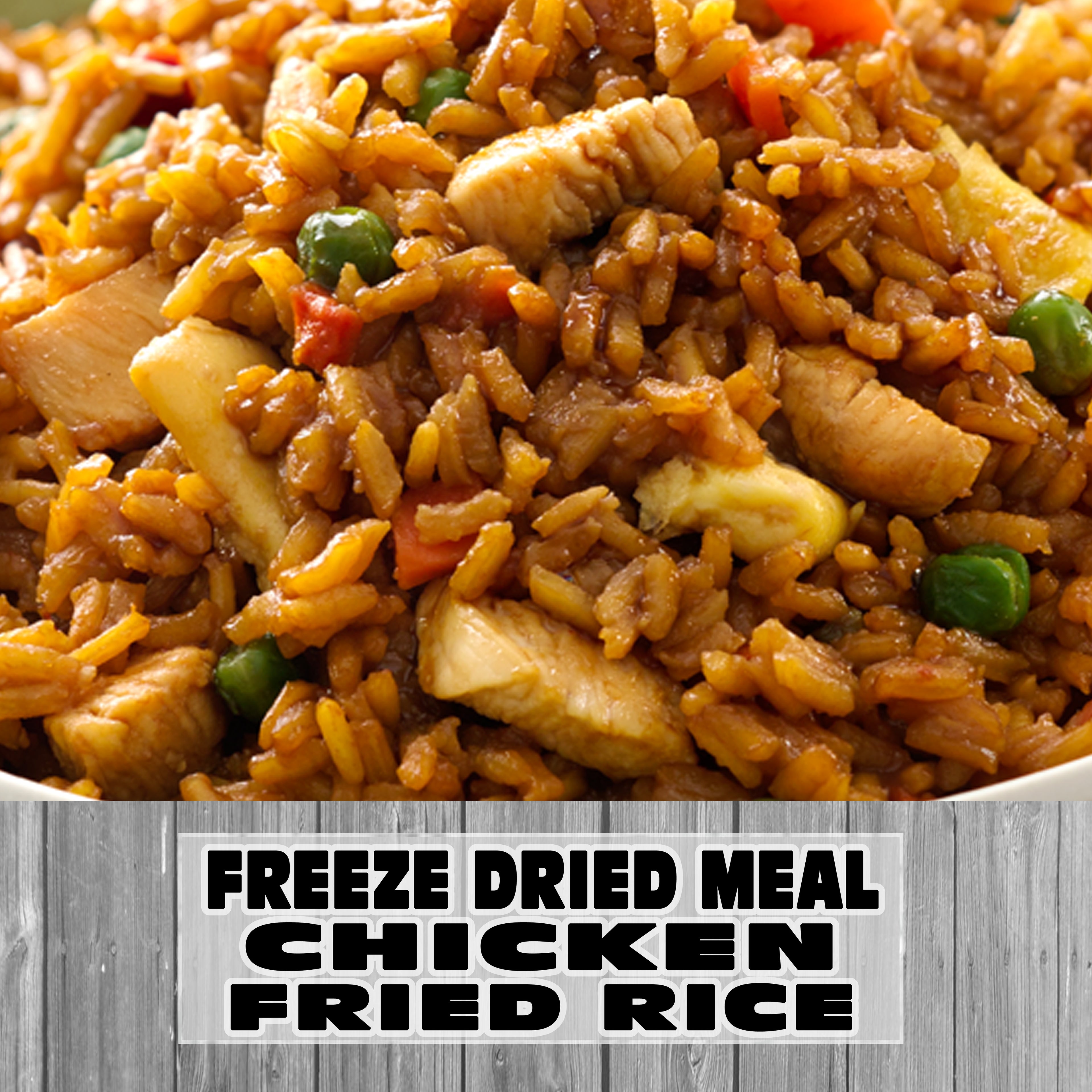 Freeze Dried Meal Pouch - Chicken - Rice - Chicken Fried Rice