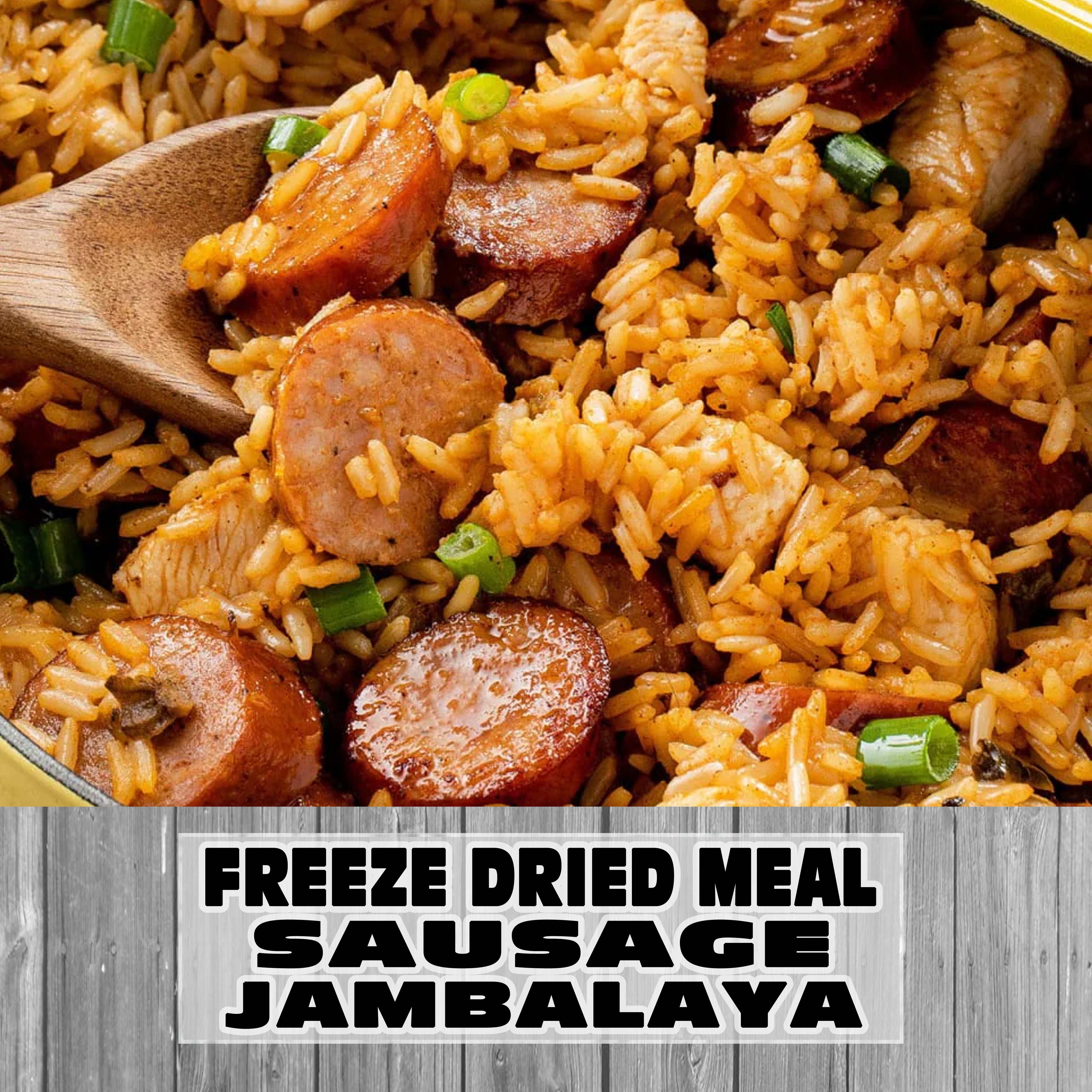 Freeze Dried Meal Pouch - Pork - Rice - Sausage Jambalaya Rice