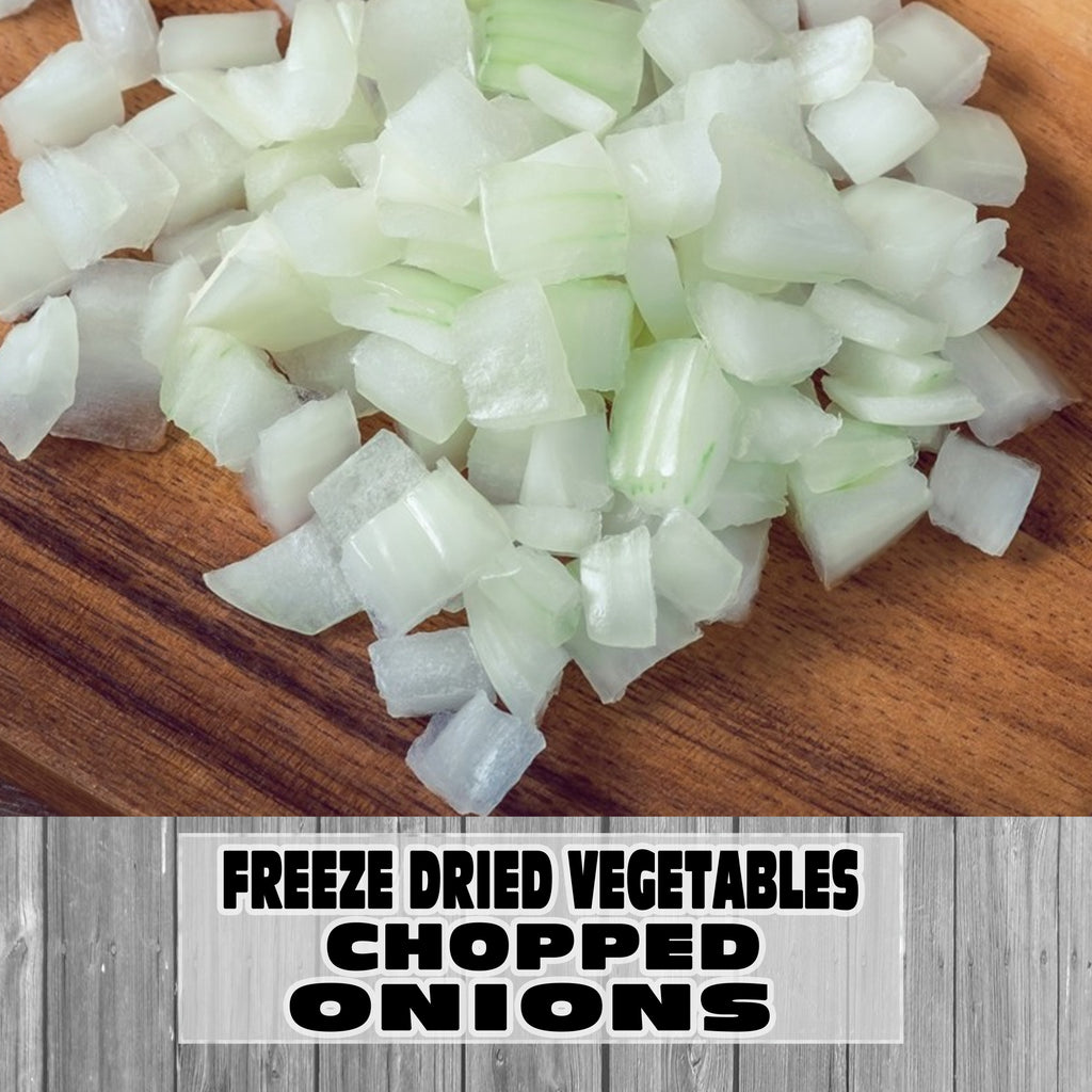 Freeze Dried Vegetables - Diced White Onions