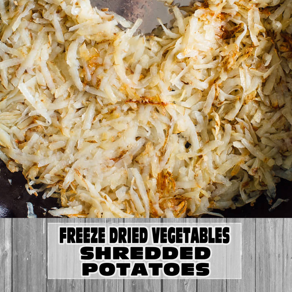 Freeze Dried Vegetables - Shredded Potatoes