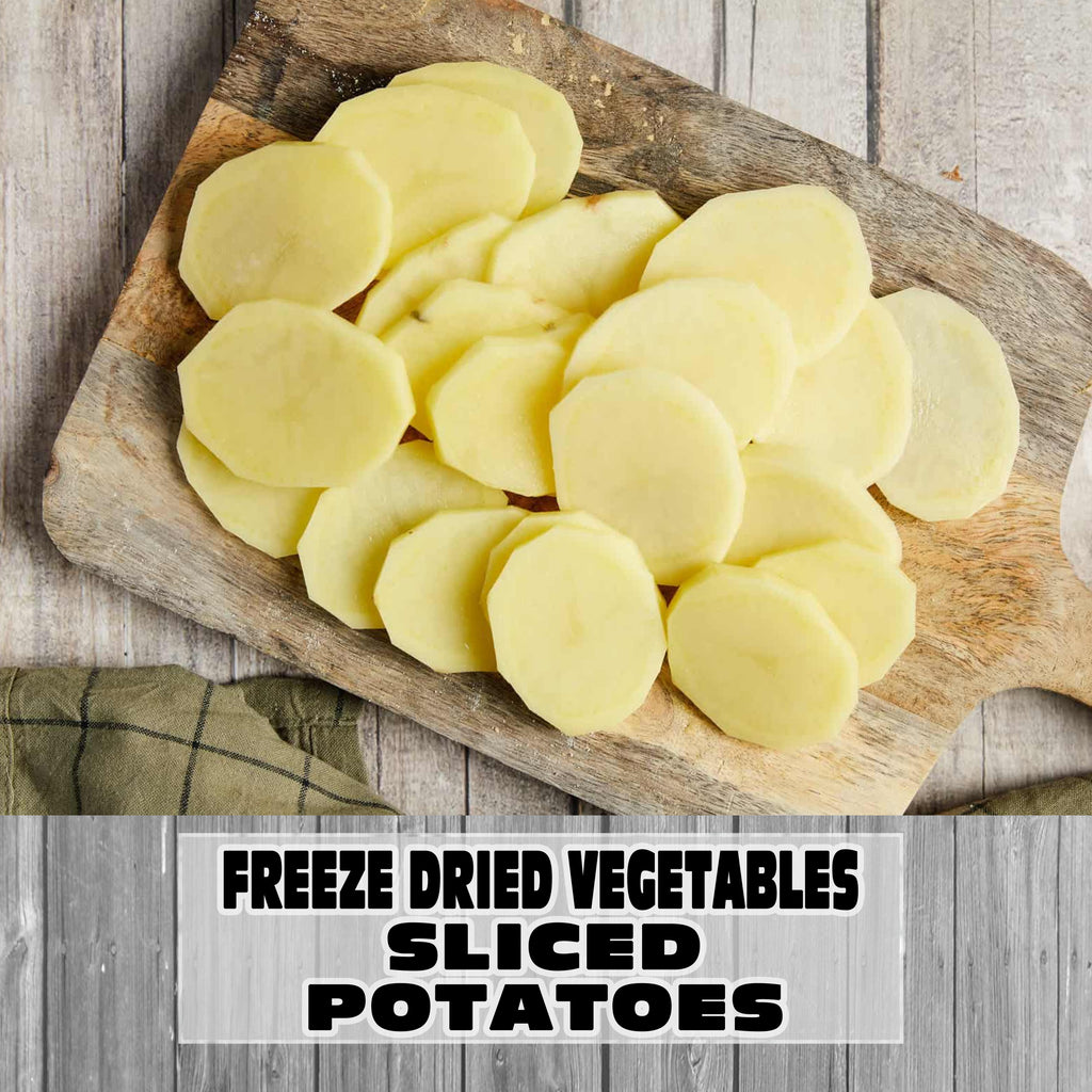 Freeze Dried Vegetables - Sliced Potatoes
