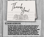 39-45 Wedding Stationary Set - Cream and Black Mansion Horse Carriage