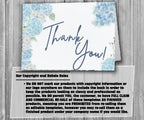 39-45 Wedding Stationary Set - Blue and White Hydrangea
