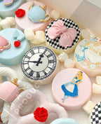 MAK D Productions Pre-Cut Edible Printed Alice in Wonderland 001 Icing Sugar Sheet Fondant Cake / Cup Cake Decoration Graphics