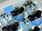 MAK D Productions Pre-Cut Edible Printed Baby Boy Mickey Mouse Icing Sugar Sheet Fondant Cake / Cup Cake Decoration Graphics