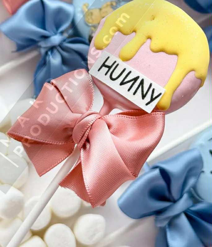 MAK D Productions Pre-Cut Edible Printed Classic Winnie the Pooh Green Balloons Icing Sugar Sheet Fondant Cake / Cup Cake Decoration Graphics