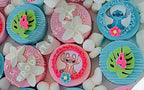 MAK D Productions Pre-Cut Edible Printed Lelo and Stitch Angel Scrump Icing Sugar Sheet Fondant Cake / Cup Cake Decoration Graphics