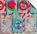 MAK D Productions Pre-Cut Edible Printed Lelo and Stitch Angel Scrump Icing Sugar Sheet Fondant Cake / Cup Cake Decoration Graphics