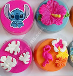 MAK D Productions Pre-Cut Edible Printed Lelo and Stitch Angel Scrump Icing Sugar Sheet Fondant Cake / Cup Cake Decoration Graphics