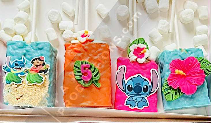 MAK D Productions Pre-Cut Edible Printed Lelo and Stitch Angel Scrump Icing Sugar Sheet Fondant Cake / Cup Cake Decoration Graphics