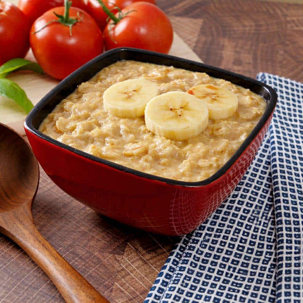MAK D Productions Bananas & Cream Oatmeal Freeze Dried Meal Camping Hunting Preppers Kayaking Backpacking Hiking Breakfast Easy Bag Food