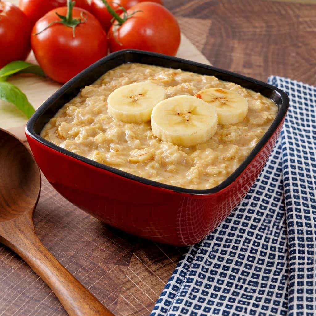 MAK D Productions Bananas & Cream Oatmeal Freeze Dried Meal Camping Hunting Preppers Kayaking Backpacking Hiking Breakfast Easy Bag Food