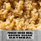 MAK D Productions Brown Sugar Oatmeal Freeze Dried Meal Camping Hunting Preppers Kayaking Backpacking Hiking Breakfast Easy Prep Bag Food